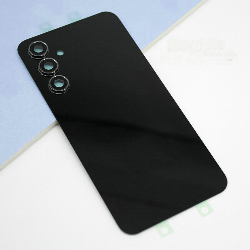 SAMSUNG GALAXY A54 5G BACK COVER GLASS WITH CAMERA LENS (A546 / 2023) (NO-LOGO) BLACK