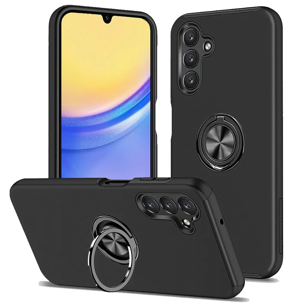 Samsung S21 Plus 5G Hard Hidden Ring Case | Black