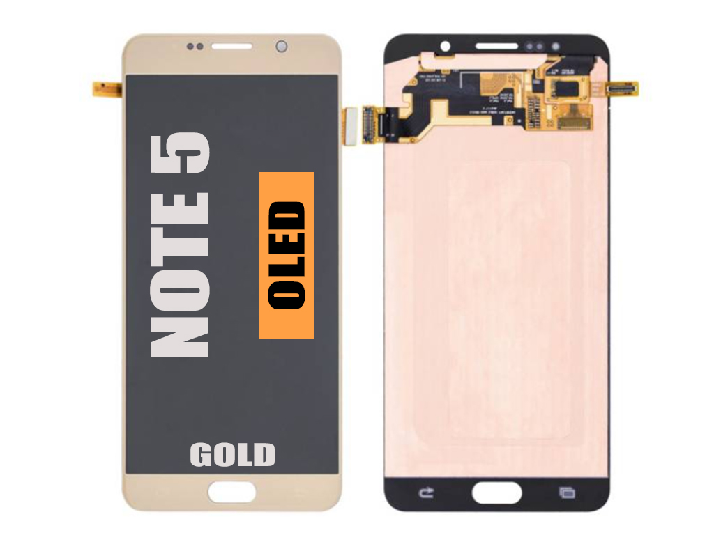 SAMSUNG NOTE 5 LCD W/O FRAME GOLD