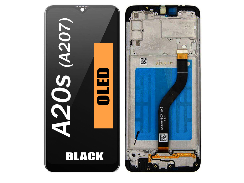 SAMSUNG A20S LCD WITH FRAME A207