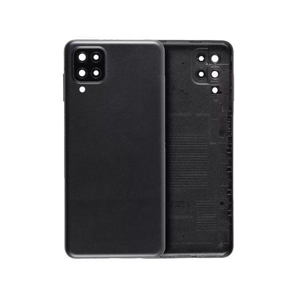 SAMSUNG A12 BACK DOOR BLACK (NO LOGO)