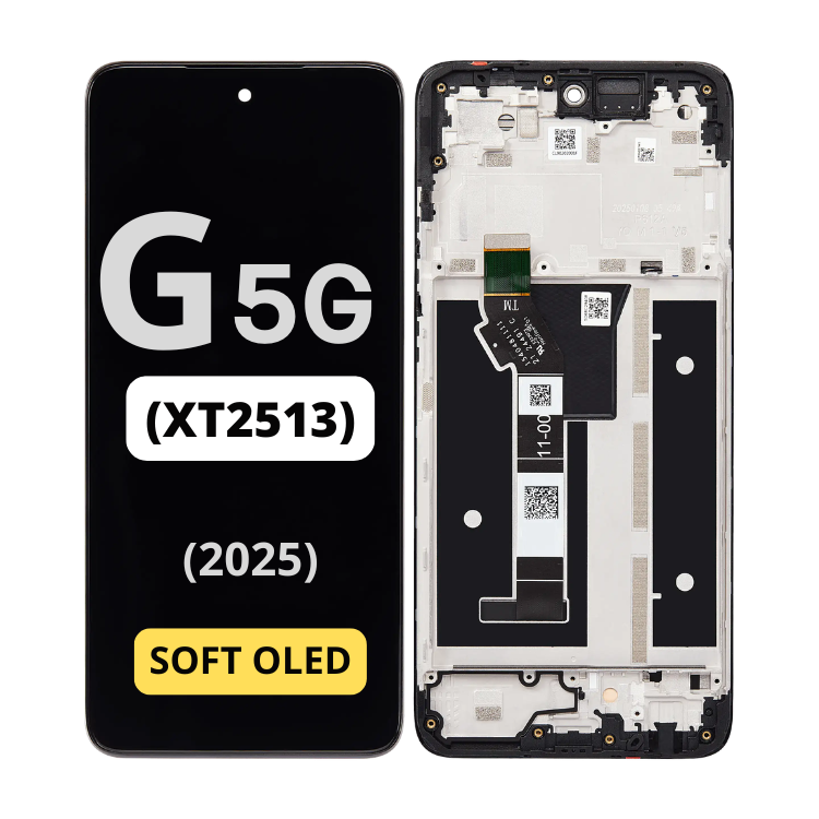 Moto G 5G 2025 (XT2513) - Refurbished LCD Assembly With Frame (All Colors)
