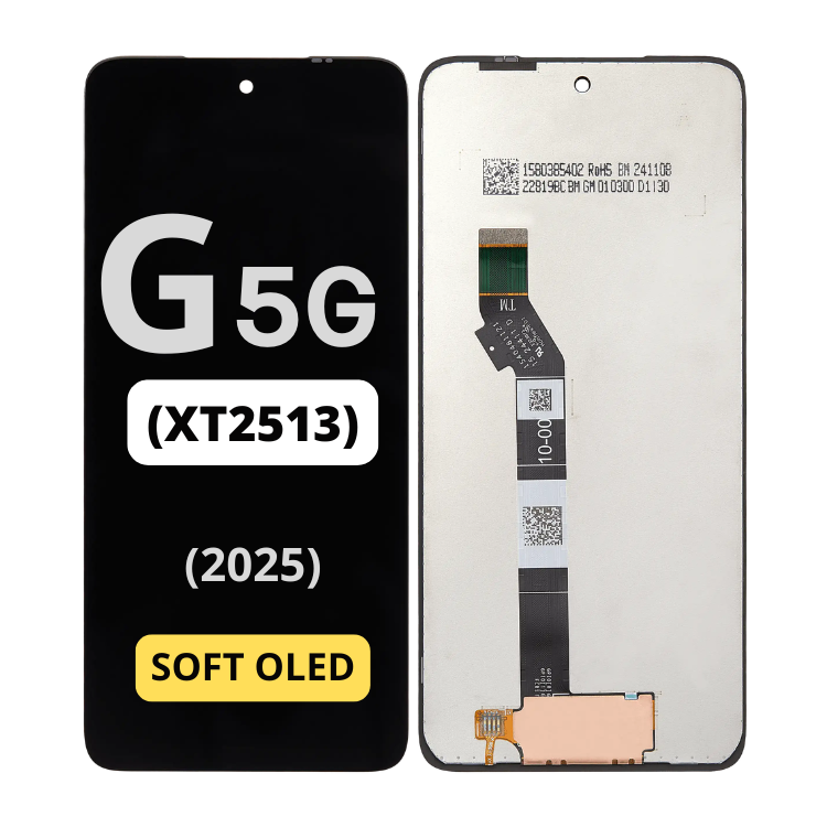 MOTO G 5G 2025 LCD W/O FRAME BLACK (XT2513 / 2025)