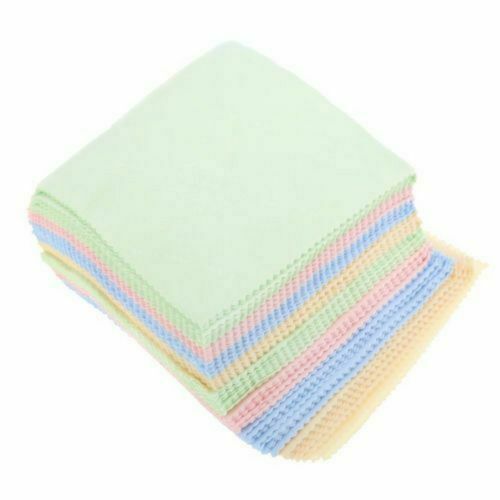 MICROFIBER GLASSES CLEANING CLOTH 100 PCS PACK