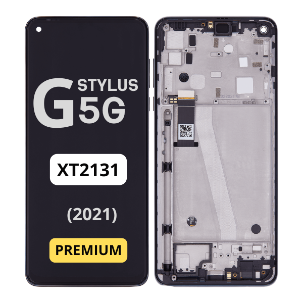 MOTO G STYLUS 5G (XT2131 / 2021) LCD ASSEMBLY WITH FRAME