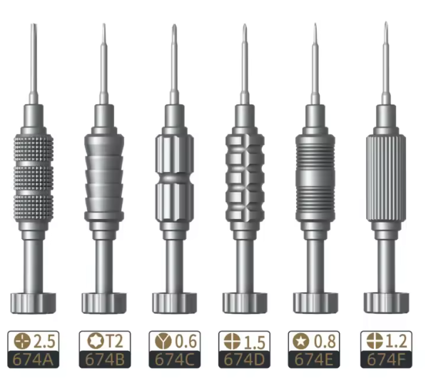 TE-674 PRECISION SCREWDRIVER 6 IN 1