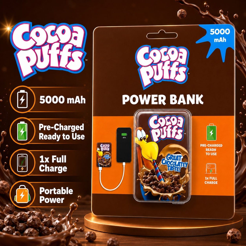 CANDY POWERBANK-Cocoa Puffs 5000MAH