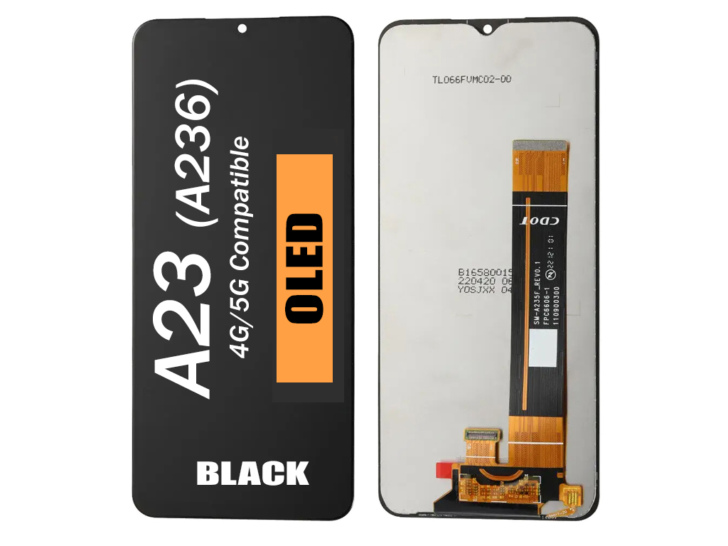 SAMSUNG A23 4G/5G LCD WITHOUT FRAME BLACK