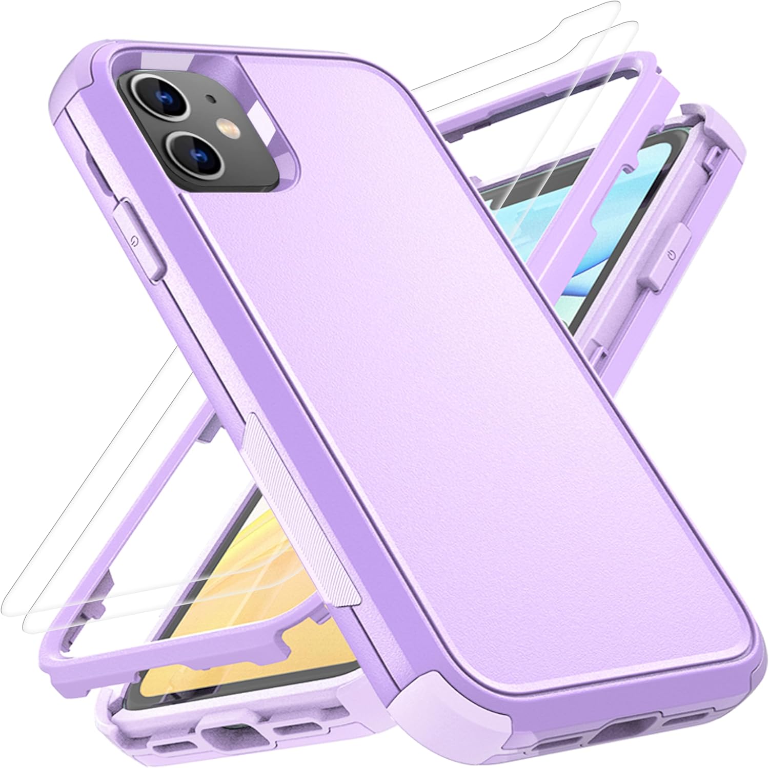 iPhone XR Commander Heavy Duty Case | Purple
