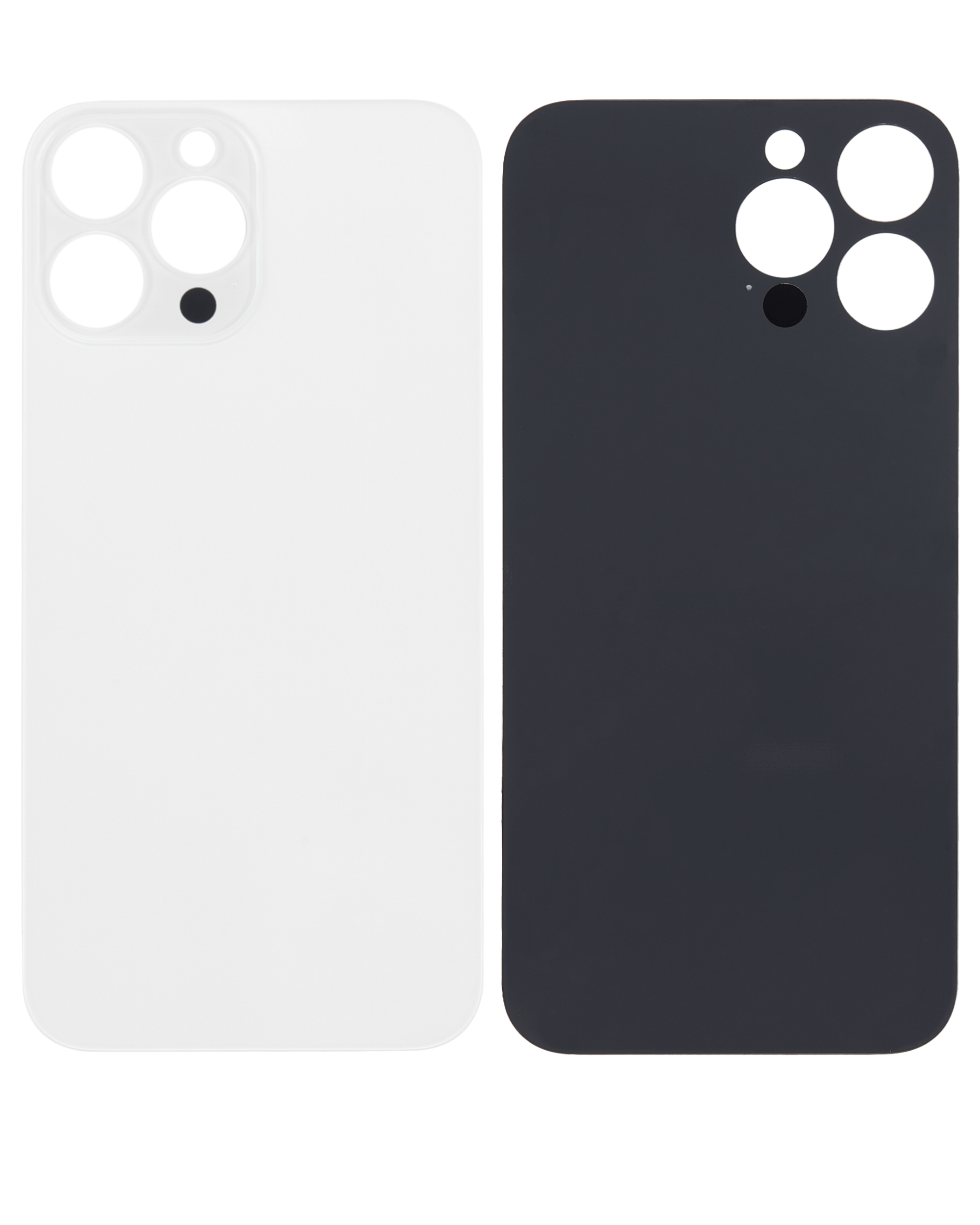 iPhone 13 Pro - No Logo Back Glass with Bigger Camera Hole | White