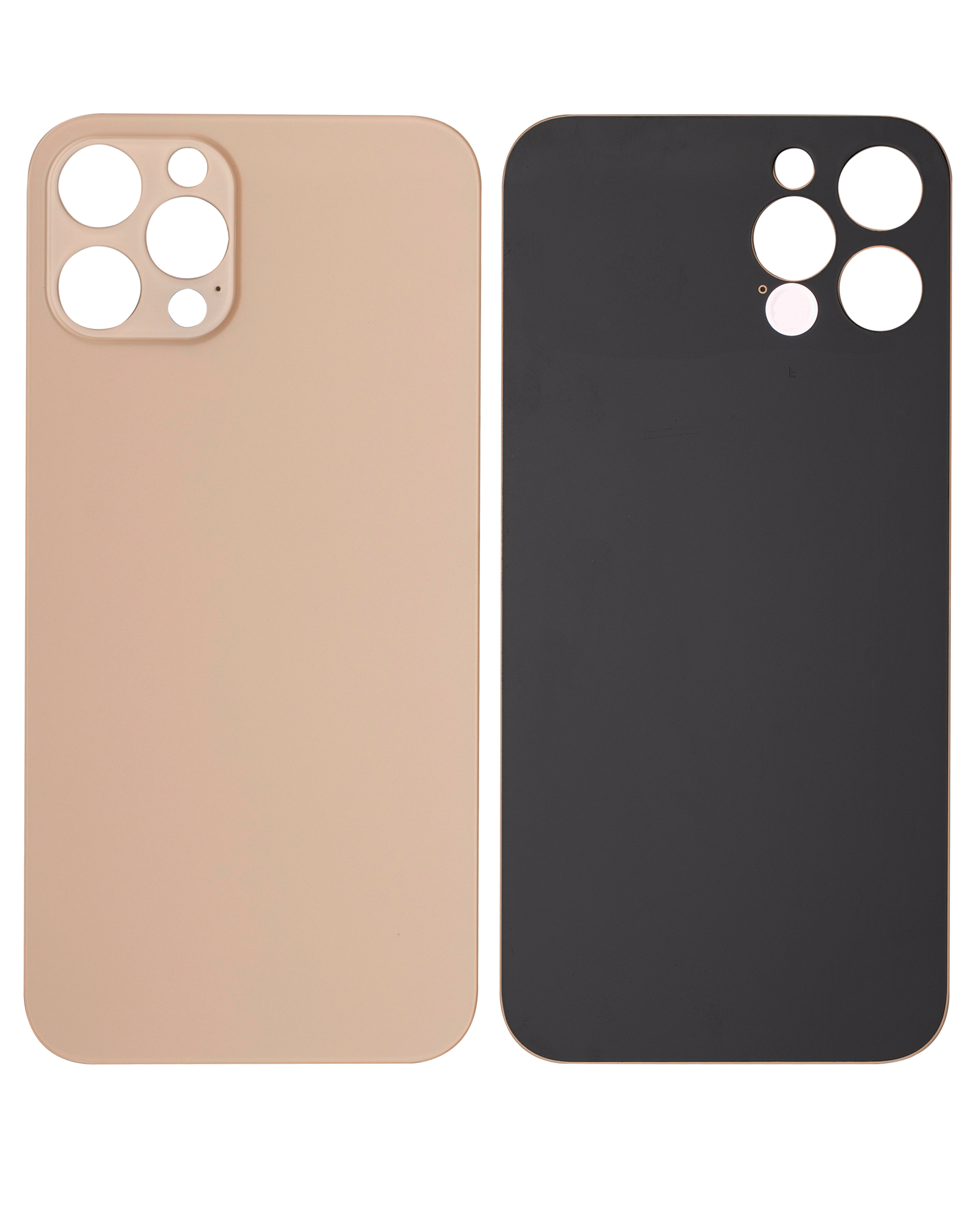 iPhone 12 Pro - No Logo Back Glass with Bigger Camera Hole | Gold