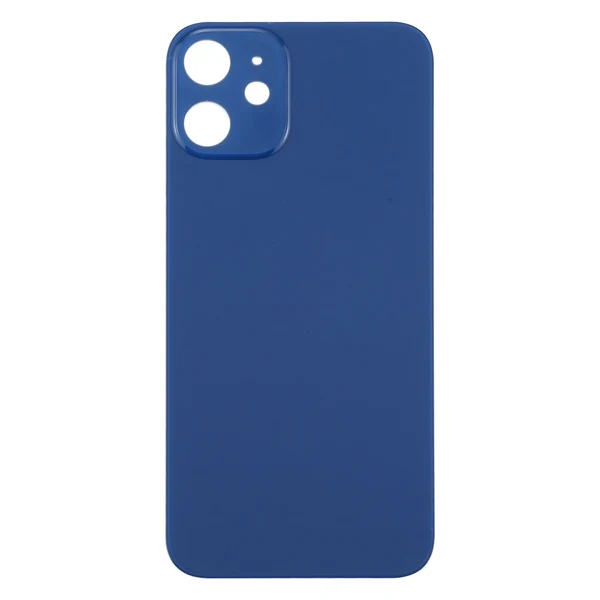 iPhone 12 - No Logo Back Glass with Bigger Camera Hole | Blue