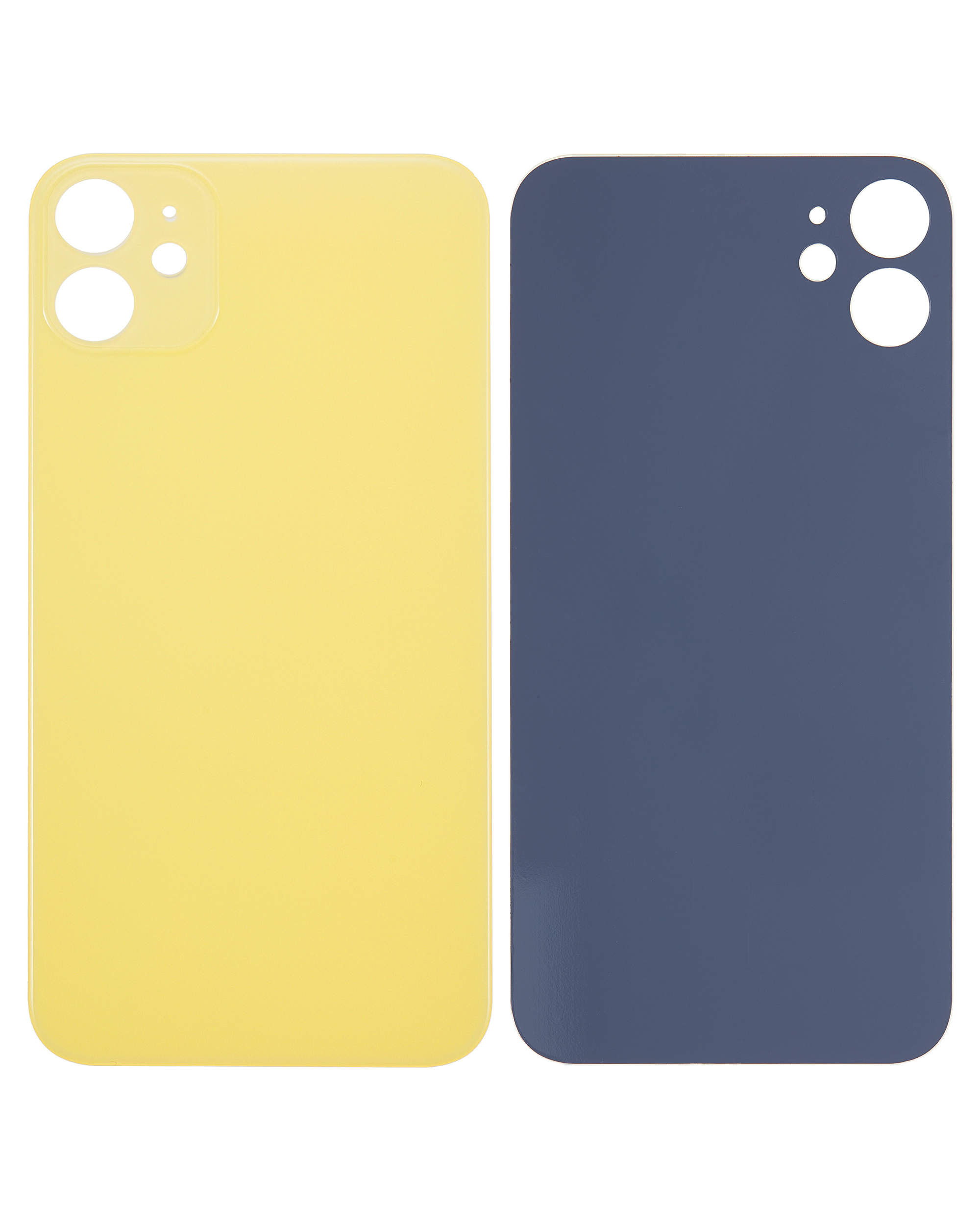 iPhone 11 - No Logo Back Glass with Bigger Camera Hole | Yellow