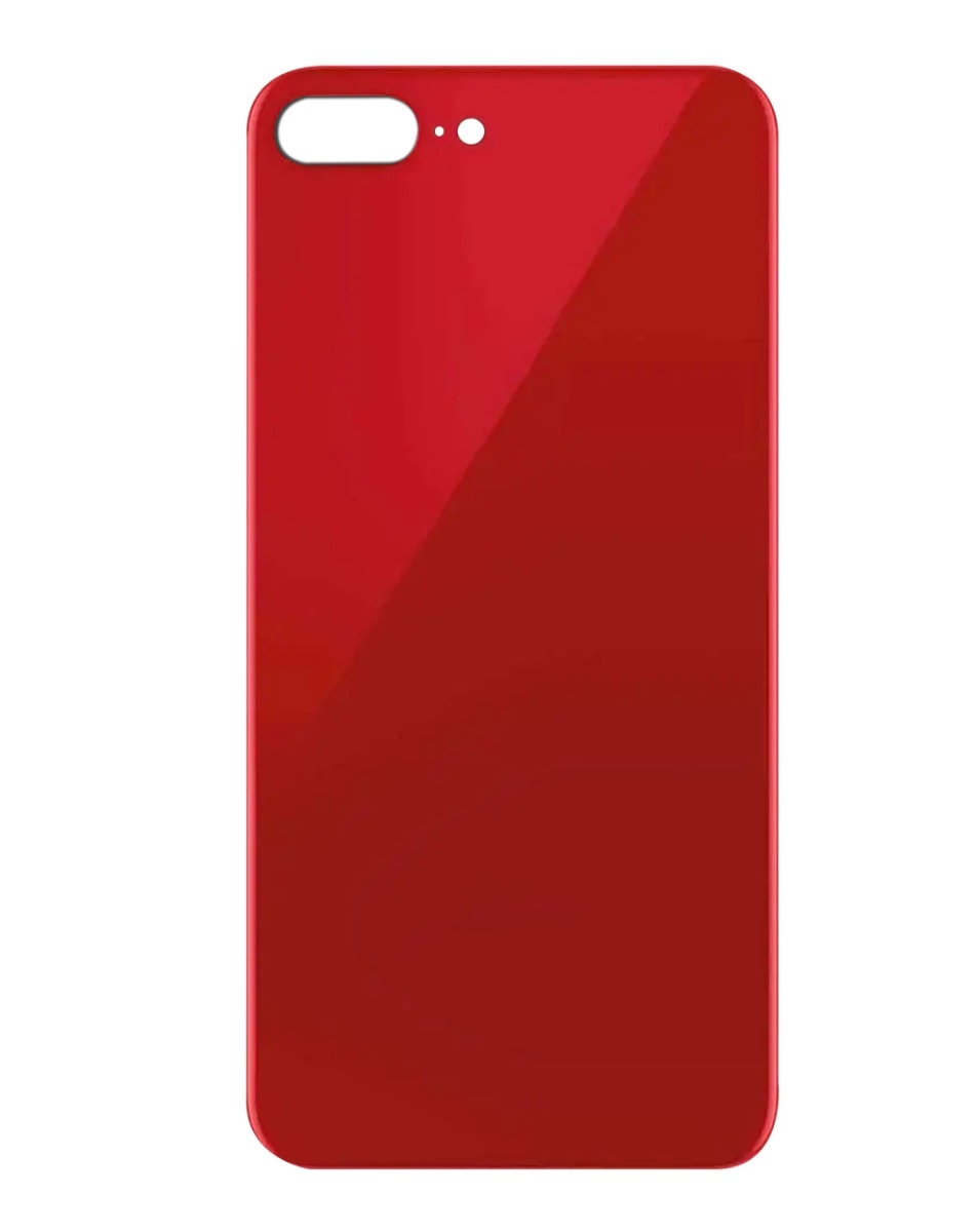 iPhone 8 Plus - No Logo Back Glass with Bigger Camera Hole | Red