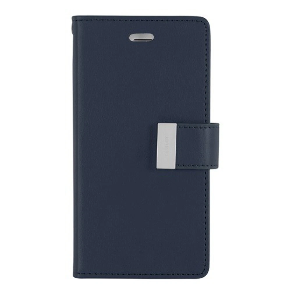 iPhone 12/12 Pro Flip Wallet Case With Hanging Rope (Blue)