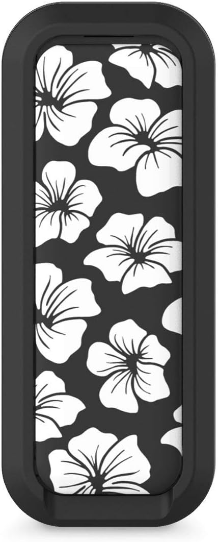 EEZL - White Floral Universal Kickstand for Case w/Holder Grip | Horizontal & Vertical Stand