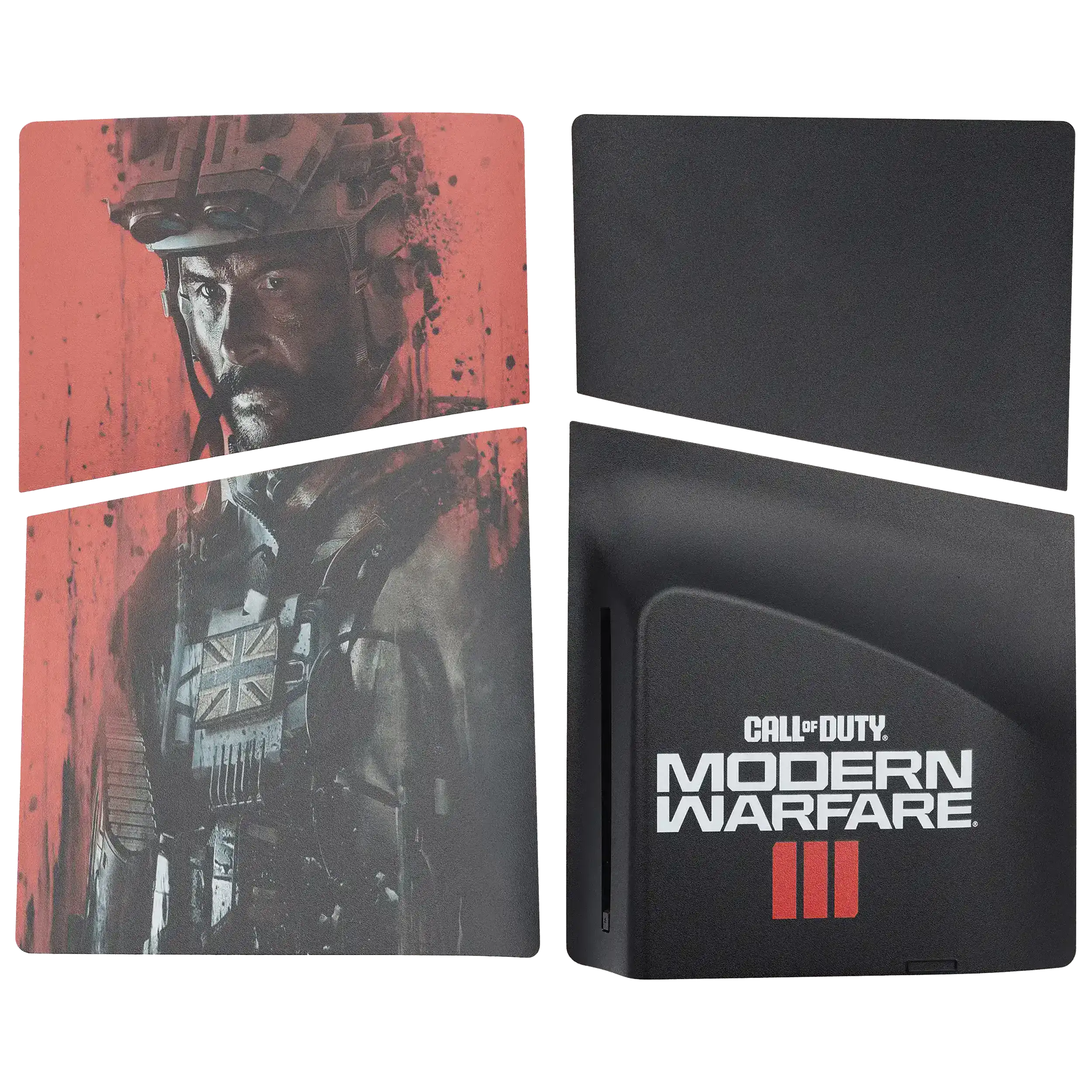 Sony PlayStation 5 Slim Disc Edition - Faceplate Cover (Top & Bottom) | Call of Duty: Modern Warfare III