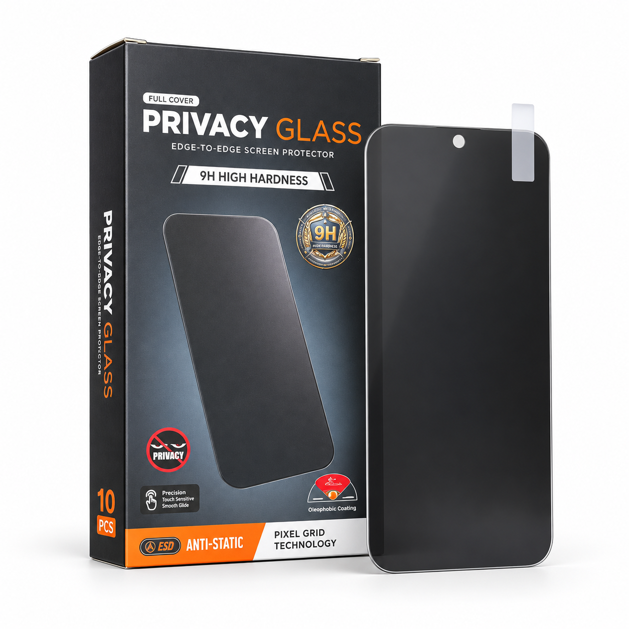 iPhone 17 Pro Privacy Tempered Glass Premium Quality