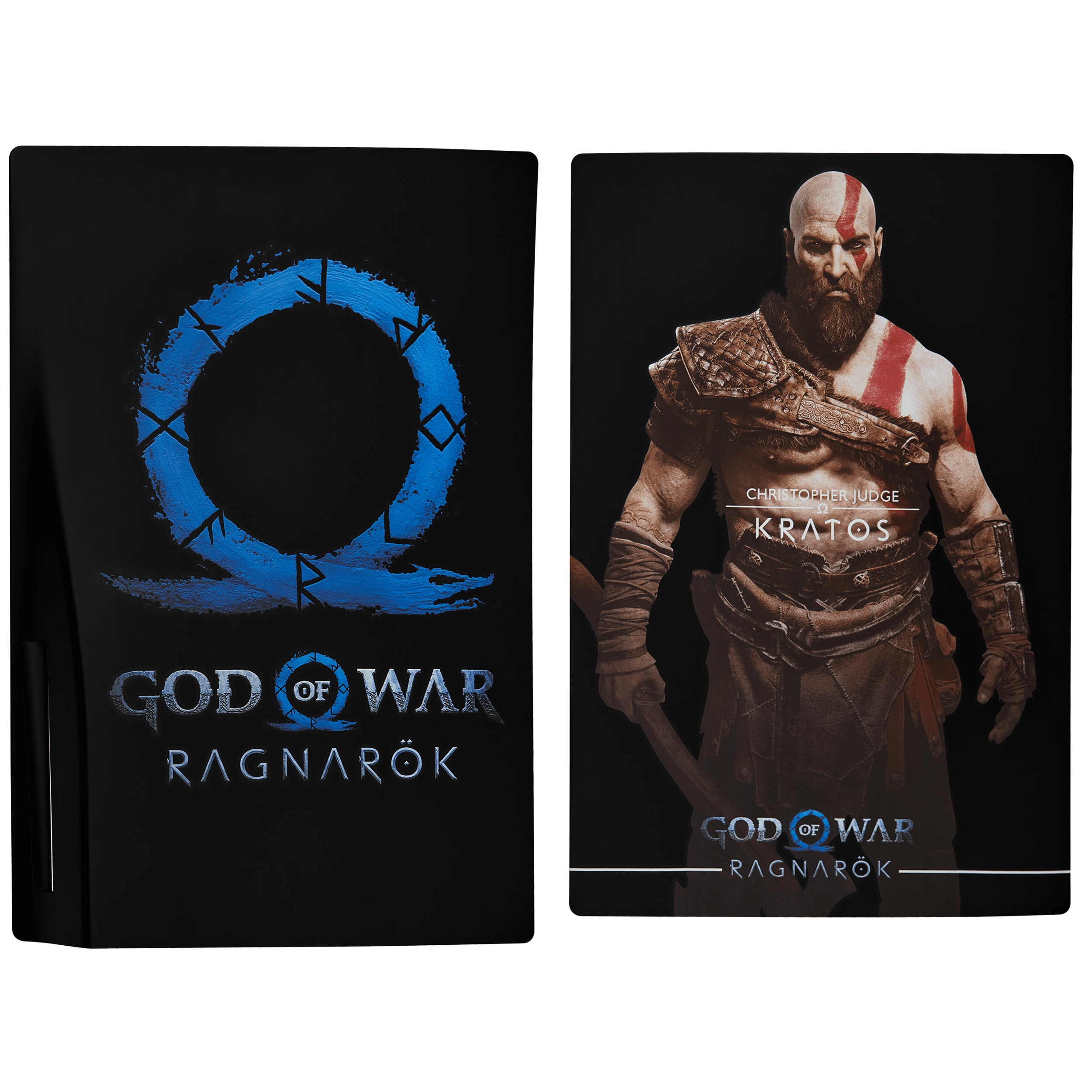 PlayStation 5 (1000 / 1100 / 1200) - Faceplate Cover (Top & Bottom) | God of War