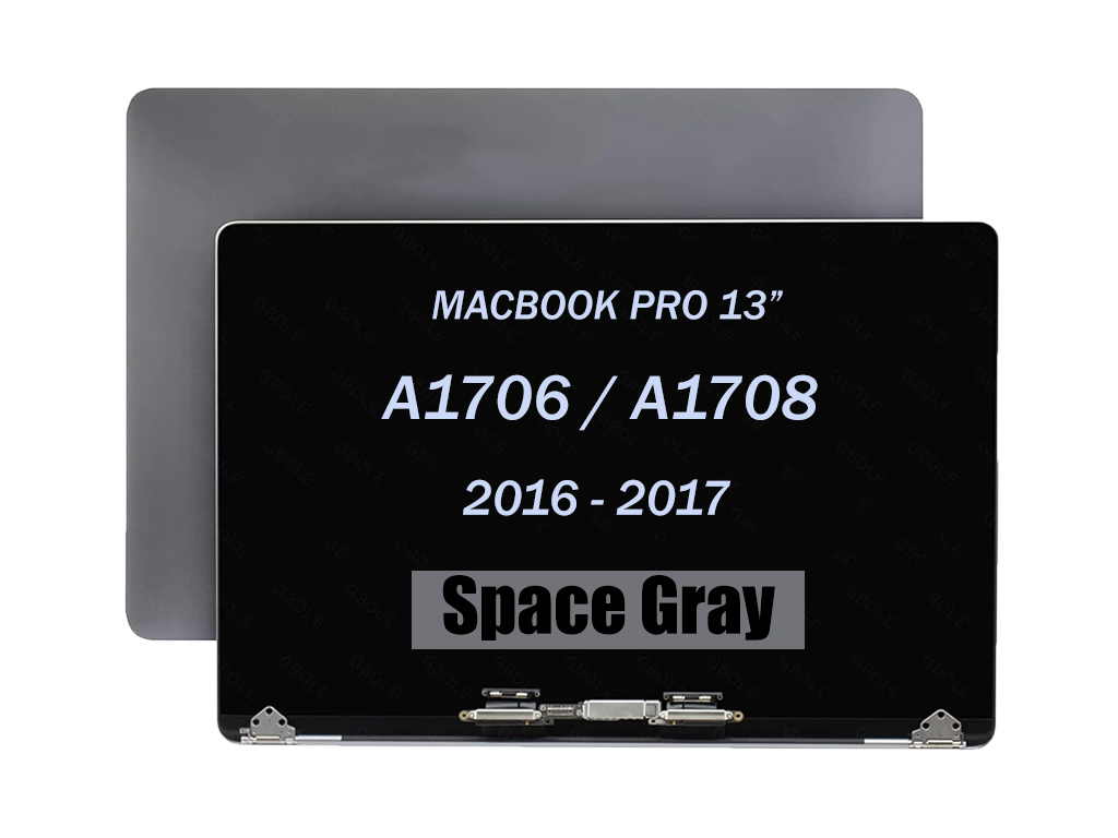 MacBook Pro 13" A1706/A1708 (2016-2017) Premium LCD Screen and Digitizer Assembly (Space Gray)