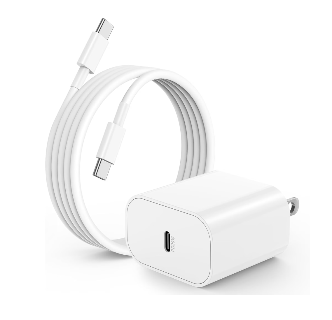 IPHONE 15 USB C 20W COMBO POWER ADAPTER USB C CHARGE CABLE