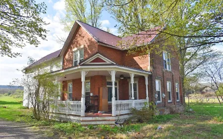 $169,900 Portland, NY Farmhouse & 14 Acres: Fixer-Upper with Potential