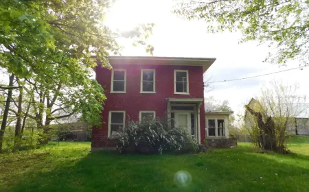 $95,000 Own a Piece of History: Coldwater MI Colonial on 2.07 Acres