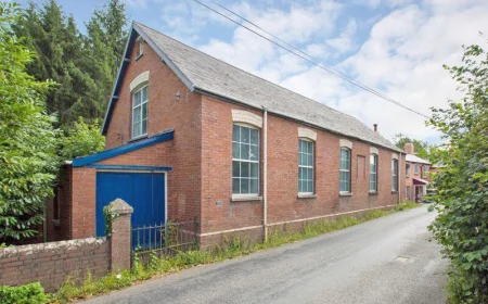 $162,719 Historic Bridford Mills Gospel Hall: Exeter Auction Opportunity