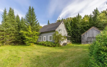 $84,046 Sainte-Leonard-de-Portneuf: 4-Acre Quebec Country Home for Sale