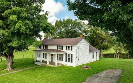 $109,000 Restore a Piece of History: 1890 Greensburg KY Farmhouse with Pond