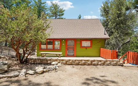 $215,000 Idyllwild's 1935 Mountain Cabin: Vintage Charm & Modern Comfort