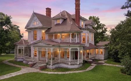 Marlin, TX: Grand 1895 Victorian Estate, 6 Beds, $170,000