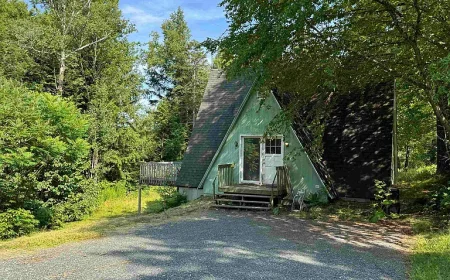 $190,000 Bethel, VT A-Frame Homestead with Barn & New Well on 6.8 Acres