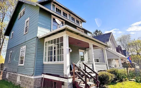 $24,000 Historic Jamestown Home: 3 Beds, Walk-Out Basement, 1910 Charm