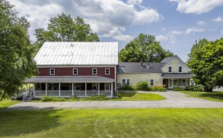 $229,000 Historic Rumford Farmhouse with Androscoggin Waterfront 