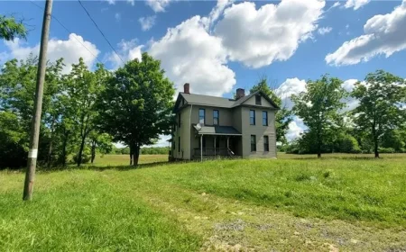  $130,000 Historic Hilliards PA Farmhouse on 7.8 Acres 