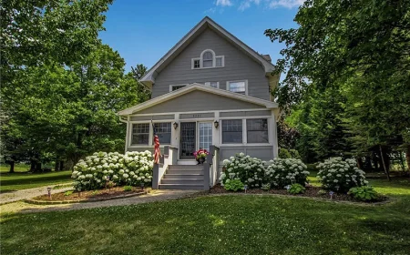 $225,000 Charming Batavia, NY Colonial on 2.5 Acres with Barn & Updates