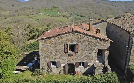 $96,771 Charming Stone House with 2000sqm Garden in Santo Bagnena, Talla, Italy