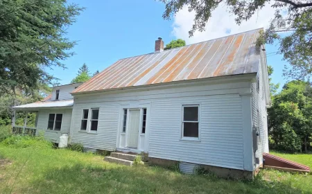 $197,500 Historic 1849 Danville VT Farmhouse with Joe's Brook Frontage