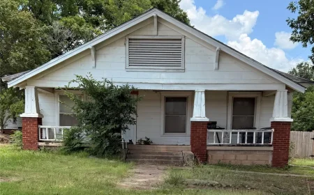 $118,000 Hominy, OK: Spacious 3-Bed Home on 4 Acres with Expansion Potential