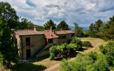  $147,163 Anghiari Stone Farmhouse: Authentic Tuscan Charm & Land