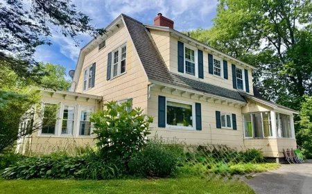 $230,000. Historic Dutch Colonial in Guilford, ME: Versatile Home & Business Opportunity