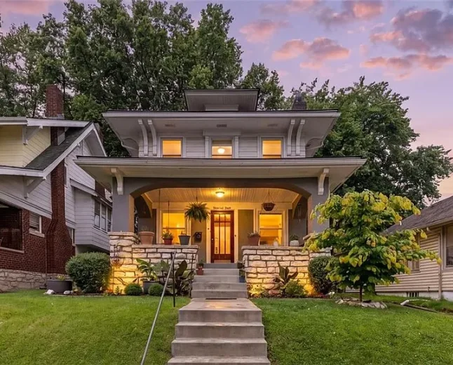 $235,000 Historic KC Home Blends 1916 Charm with Modern Updates