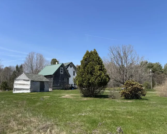 $145,000 Affordable 1949 Eastbrook, ME Farmhouse: 3 Acres, Renovation Potential