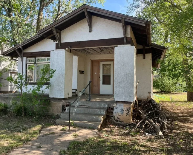 $30,000 Harper, KS Investment Home: 2-Bed Starter with Carport for $30K