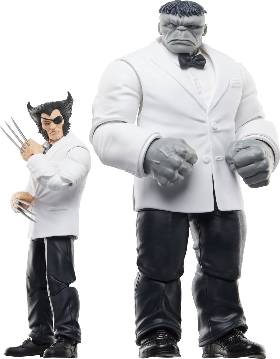Sammlerfigur Hasbro Wolverine 50th Anniversary Marvel Legends Marvel's Patch & Joe Fixit (x2)