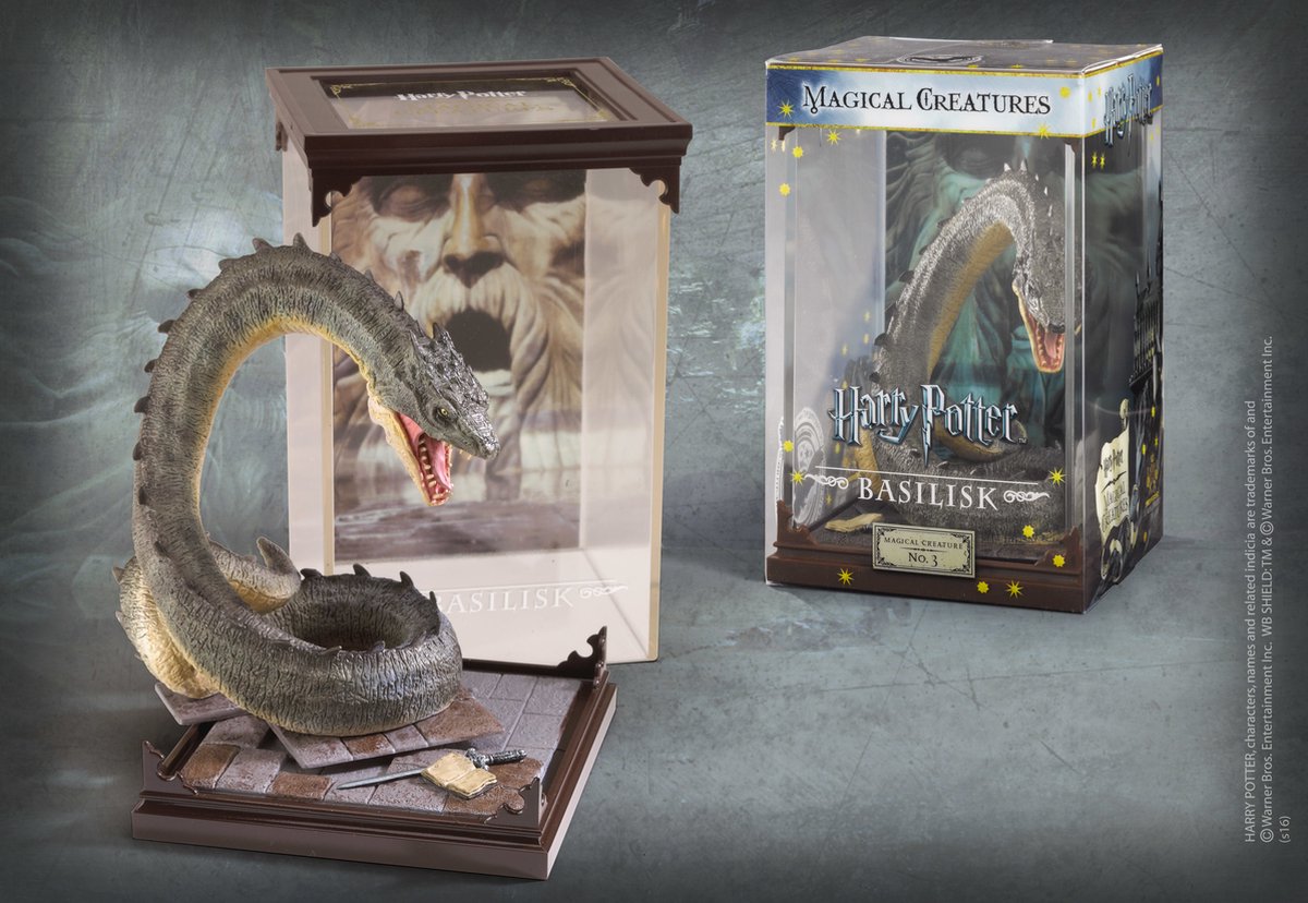 Statuette Noble Collection Harry Potter Magical Creatures Basilisk