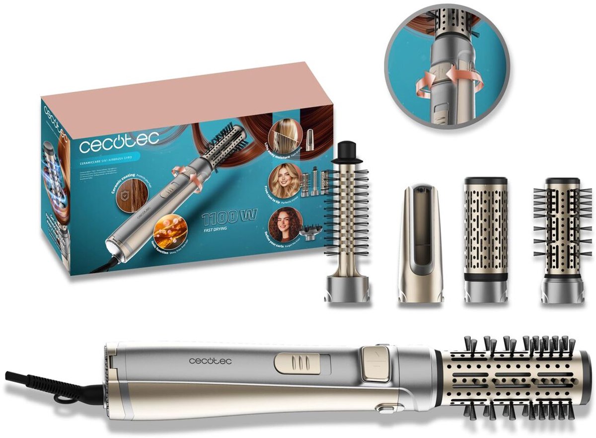 Bürste Cecotec 5in1 AirBrush Gyro