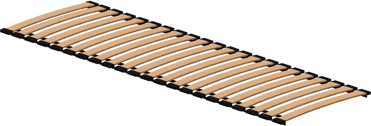 Bettrahmen mit 23 Federleisten Flex 200x60
