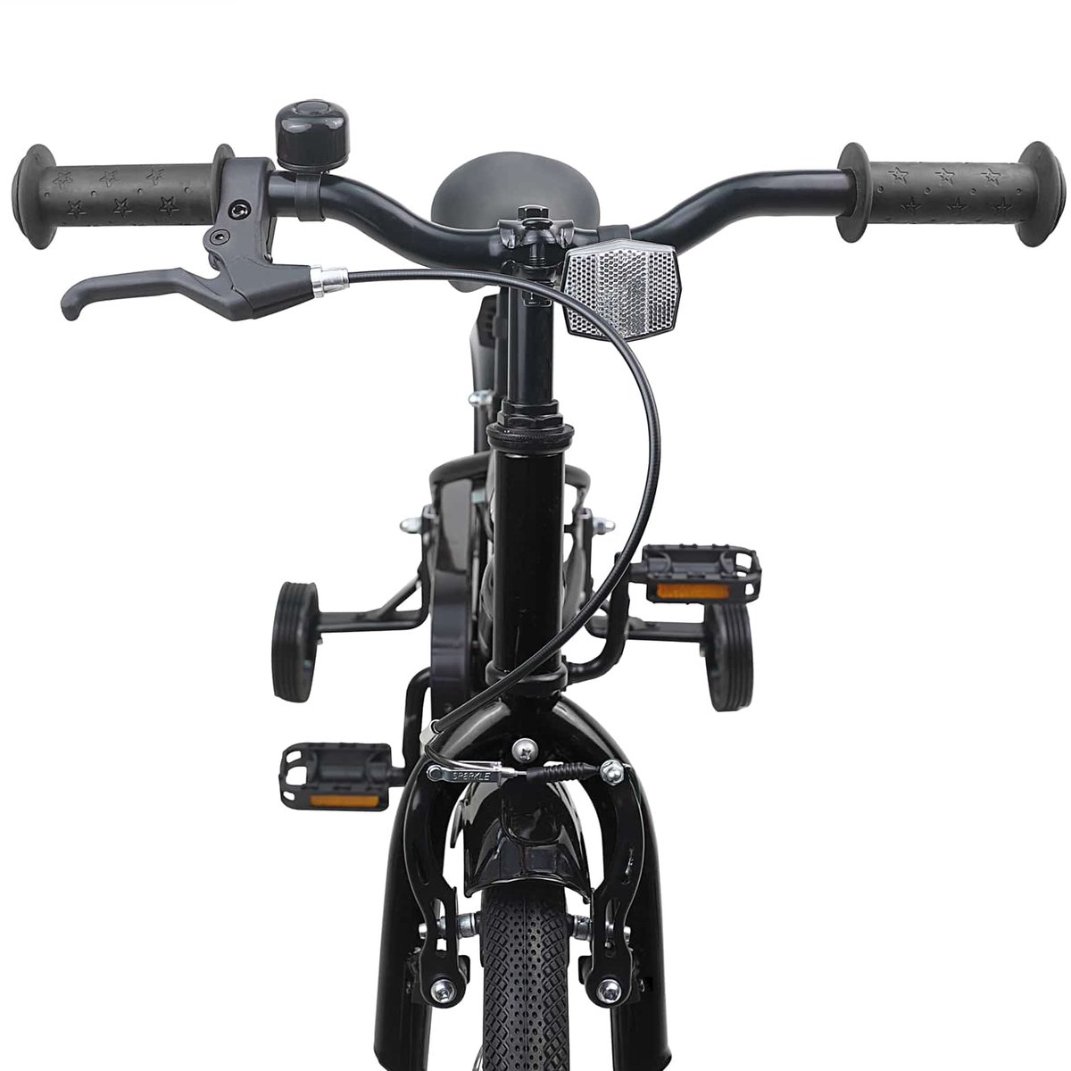 Kinderfahrrad 12 Zoll für Alter 2 4 Schwarz